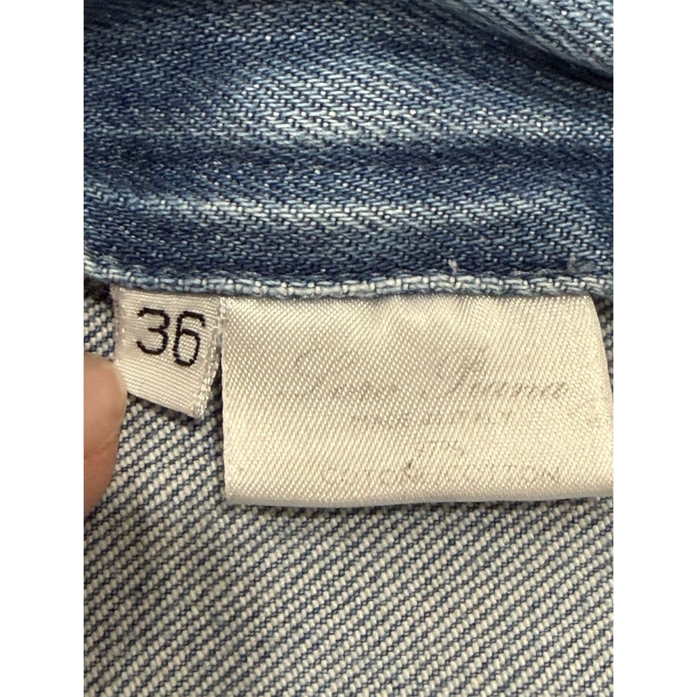 Loro Piana Womens Cropped Jeans Pants Size 36 Made in Italy Stretch Luxury - Picture 2 of 8